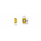 APKT 09T3R-HF  High feed inserts of APKT 09 with max. depth of cut 1.0 mm - Big-tools Industrial Supply Tools for Metal Cutting